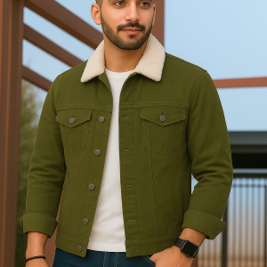 ডেনিম জ্যাকেট(Olive Green)